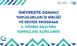 ÜNİDES 3. Dönem Başvuru Sonuçları Açıklandı!