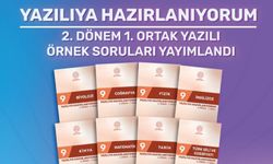 2. Dönem 1. Ortak Yazılı Örnek Soruları Yayımlandı