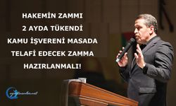 Hakemin Zammı 2 Ayda Tükendi, Kamu İşvereni Masada Telafi Edecek Zamma Hazırlanmalı!