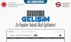 Savunma Gelişim'de En Popüler Teknik Okul Eğitimleri
