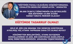Eğitimde Tasarruf Olmaz!
