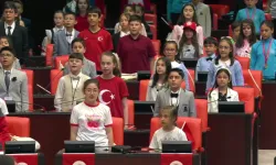 TBMM bugün çocuklarımızın gülüşüyle şenlendi.