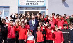 Gilman Durukan Ortaokulunu ziyaret