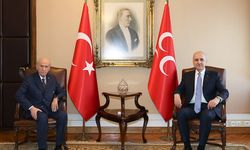TBMM Başkanı Kurtulmuş, MHP Genel Başkanı Bahçeli'yi Ziyaret Etti