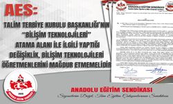 “Bilişim Teknolojileri” alanında değişiklik Bilişim Teknolojileri Öğretmenlerini Mağdur Etmemelidir