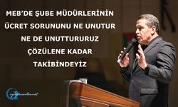 MEB’de Şube Müdürlerinin Ücret Sorununu Ne Unutur Ne De Unuttururuz. Çözülene Kadar Takibindeyiz