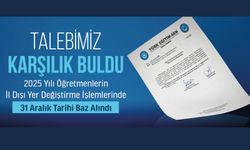 2025 Yılı Öğretmenlerin İl Dışı Yer Değiştirme İşlemlerinde 31 Aralık Tarihi Baz Alındı