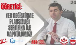 Yer Değiştirme Plansızlığı Sertifika İle Kapatılamaz