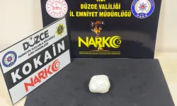 Düzce’de 125 Gram kokain ele geçirildi: 1 kişi tutuklandı