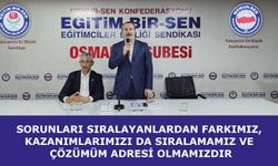 Sorunları Sıralayanlardan Farkımız, Kazanımlarımızı da Sıralamamız ve Çözümüm Adresi Olmamızdır