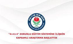 Eğitim-Bir-Sen, "4+4+4” zorunlu eğitim sistemine ilişkin kapsamlı araştırma başlattı