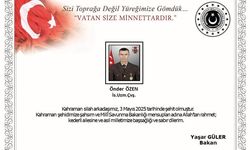 Uzman Çavuş Önder Özen şehit oldu