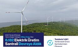 2024 yılında 81 ilde toplam 6 bin 182 elektrik üretim santrali devreye alınmıştır.