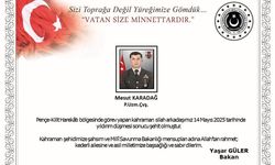 Piyade Uzman Çavuş Mesut Karadağ’ın yıldırım düşmesi sonucu şehit oldu