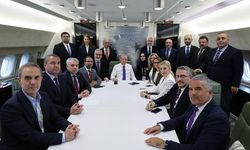 Erdoğan, Arnavutluk ziyaretinin ardından uçakta gazetecilerin sorularını yanıtladı