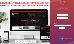 İngilizce Öğretmenliği Lisans Programında Yer Alan Klasik Sınavlar Dönem Sonu Sınavına İlişkin Duyuru