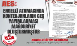 Engelli Atamasında Kontenjanların Geç Yayımlanması Mağduriyet Oluşturmuştur