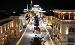 Konya şehir merkezi Kurban Bayramı öncesi ışıl ışıl oldu