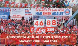 Biz, sendikacılığı ideoloji taşeronu değil, medeniyet hamili olarak yapanlarız.