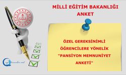 Özel Gereksinimli Öğrencilere Yönelik "Pansiyon Memnuniyet Anketi"