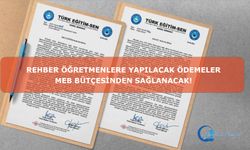 Rehber öğretmenlerin danışmanlık tedbiri ücretleri Milli Eğitim Bakanlığı bütçesinden ödenecek