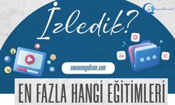 Savunma Gelişim'de En Fazla Hangi Eğitimleri İzledik?