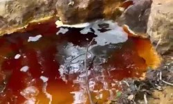 Sivas'ta yeni çevre felaketi! Dere kırmızıya boyandı!