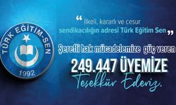 249.447 ÜYEMİZE TEŞEKKÜRLER