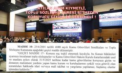 Atılan Adım Kıymetli, Toplu Sözleşme Süresi Bitmeden Koruyucu Giyimler Verilmeli !