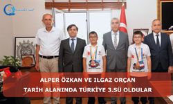 Alper ÖZKAN ve Ilgaz ORÇAN, Tarih alanında Türkiye 3.sü oldular