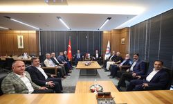 Birleşik Kamu-İş Heyetinin Memur Sen ziyareti