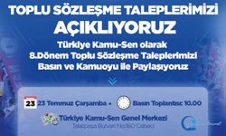 8. Dönem Toplu Sözleşme taleplerimizi açıklıyoruz
