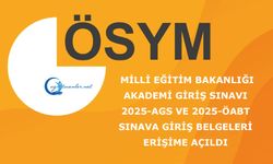 Milli Eğitim Bakanlığı Akademi Giriş Sınavı Giriş Belgeleri Erişime Açıldı