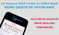 Millî Eğitim Bakanlığı Proje Okulları Yönetmeliği yayımlandı