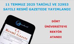 Dört üniversiteye rektör atandı