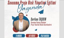 Toplam 9 Modül, 40 Video ve 250 Dakikadan Oluşan Savunma Proje Risk Yönetimi Eğitimi yayında!