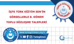 İşte Türk Eğitim Sen'in Resimlerle 8. Dönem Toplu Sözleşme Talepleri