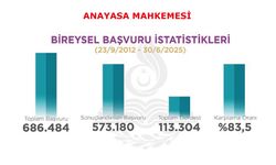 Bireysel Başvuru İstatistikleri (23 Eylül 2012 - 30 Haziran 2025)