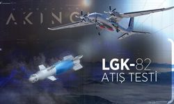 AKINCI'dan atılan LGK 82 Lazer Güdüm Kiti ile hedefe nokta atış