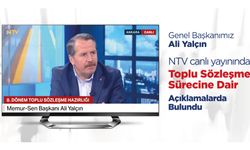 Ali Yalçın NTV’nin Konuğu Oldu