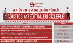 Ağustos ayı eğitimlerimiz sizlerle!