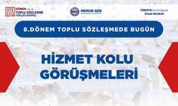 Memur-Sen 8. Dönem Toplu Sözleşme görüşmeleri kapsamında bugün
