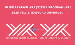 Uluslararası Araştırma Programları 2025 yılı 3. Başvuru Duyurusu yayımlandı