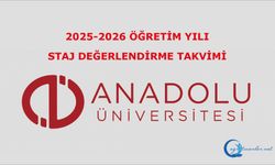 2025-2026 Öğretim Yılı Staj Değerlendirme Takvimi