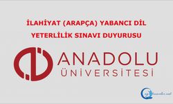 İlahiyat(Arapça) Yabancı Dil Yeterlilik Sınavı Hakkında Duyuru