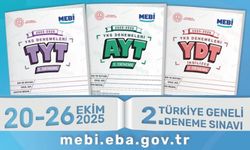 2. Türkiye Geneli TYT, AYT ve YDT Denemeleri için MEBİ’de buluşuyoruz!