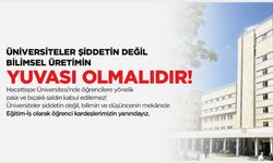 Üniversiteler Şiddetin Değil Bilimsel Üretimin Yuvası Olmalıdır!