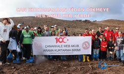 Can kurtarmadan fidan dikmeye MEB AKUB her yerde