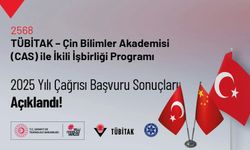 2568–Çin Bilimler Akademisi (CAS) ile İkili İşbirliği Programı 2025 Yılı Çağrısı Başvuru Sonuçları Açıklandı