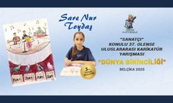 Sinoplu İlkokul Öğrencisi, Uluslararası Karikatür Yarışmasında Birinci Oldu